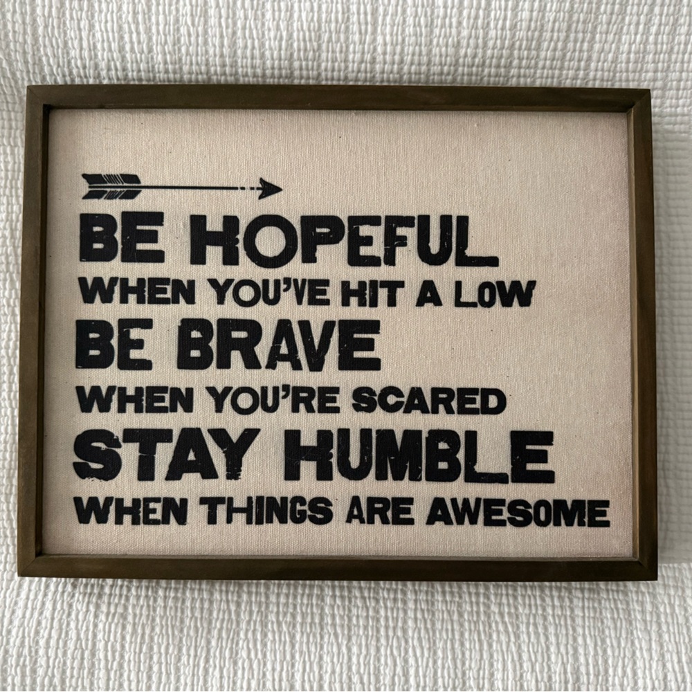 NATURAL LIFE Black and White Inspirational Wall Art